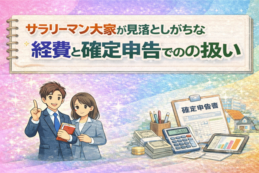 家賃収入にかかる経費を正しく判断するための、不動産オーナー向け経費分類図解