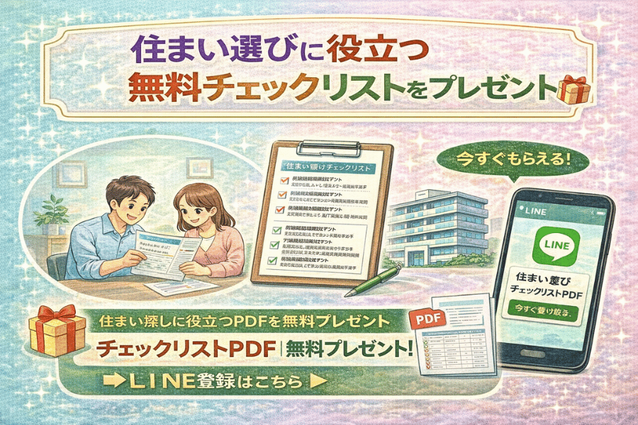 アパートとマンションの比較・物件内見チェック項目をまとめた住まい選び用PDFチェックリスト